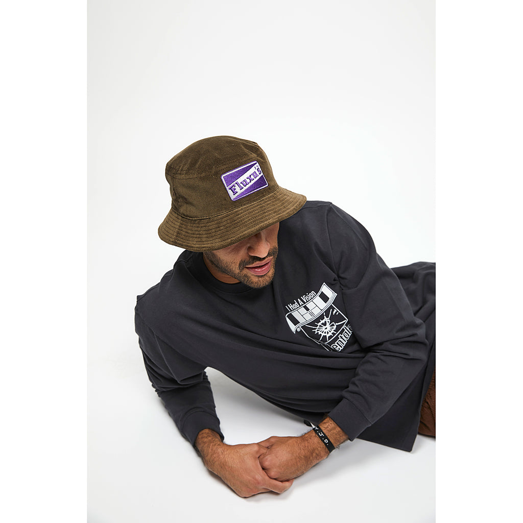 stussy union CORDUROY BUCKET HAT バケハ - ハット