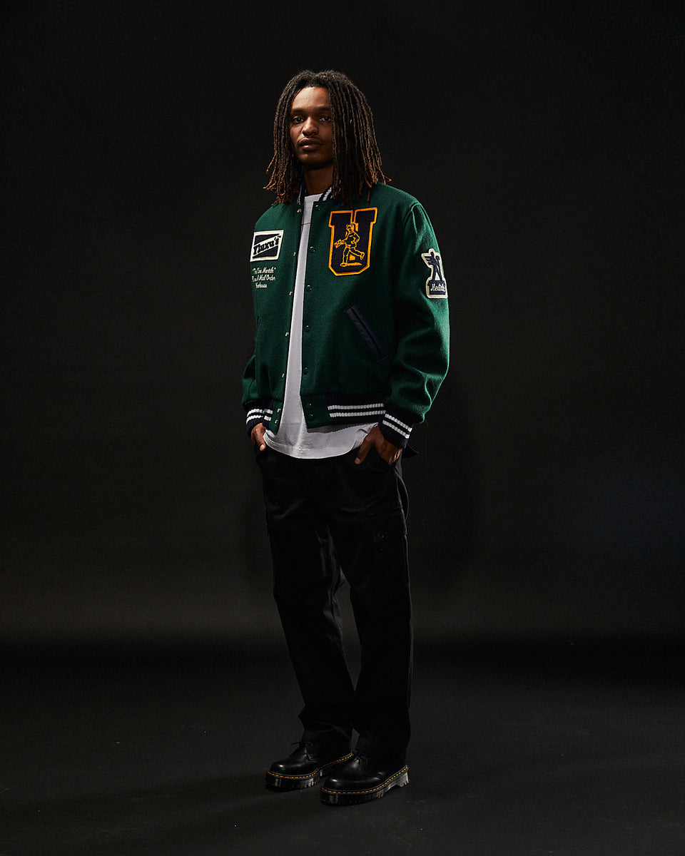 The Unrivaled Brand Green College Jacket - Green M